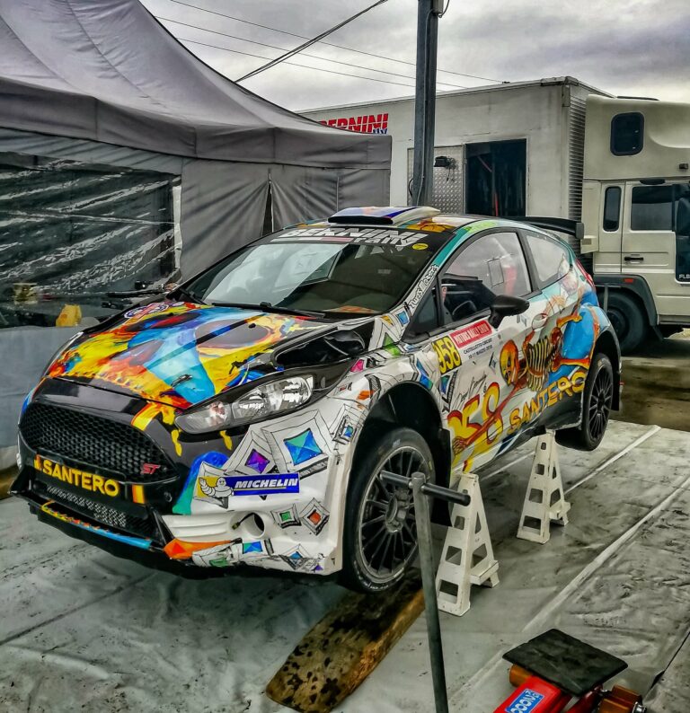 Monza rally show mondiale car racing r5 ford fiesta 958 santero art design grafica livreacustom (13)