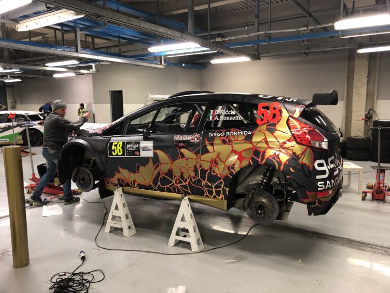 Monza rally show mondiale racing bernini wrc r5 958 santero hyundai custom painted livrea wrap design artist 3m (1)