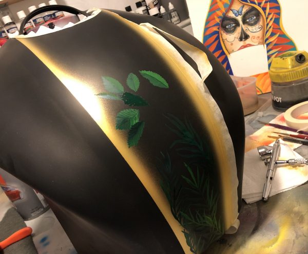 958 Santero buell bike custom paint airbrush aerografo aerografia moto skull teschio luxury (2)
