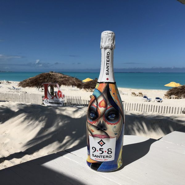 958 santero wines diego bormida artist calavera bottiglie dipinte prosecco skull teschi mondo (16)
