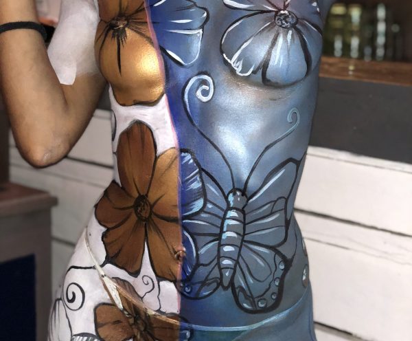 Bodypainting Sanremo Bodyart makeup sexy model Farrah (2)