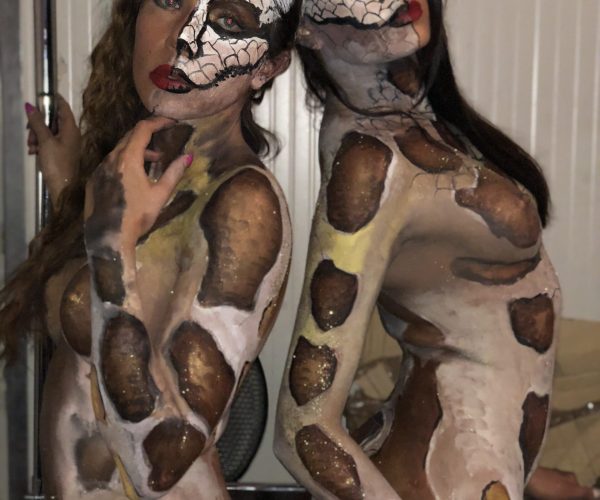 Bodypainting make up corpi dipinti le vele alassio snake serpente sexy (6)