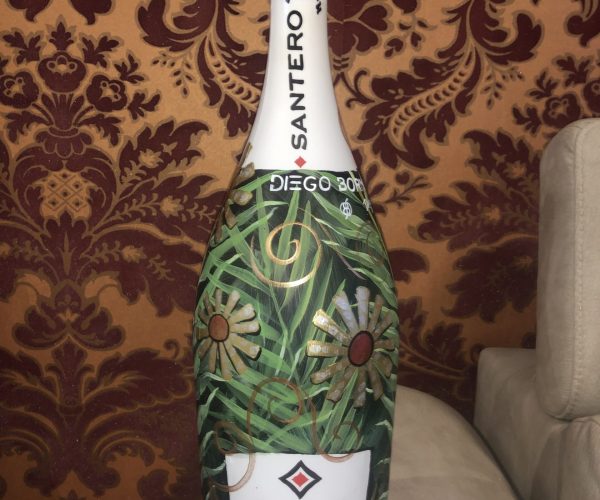 Damiani Santero 958 hand painted bottle wine champagne prosecco dipinto a mano arte bottiglia vino custo luxury lusso (2)