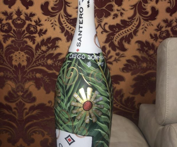 Damiani Santero 958 hand painted bottle wine champagne prosecco dipinto a mano arte bottiglia vino custo luxury lusso (8)