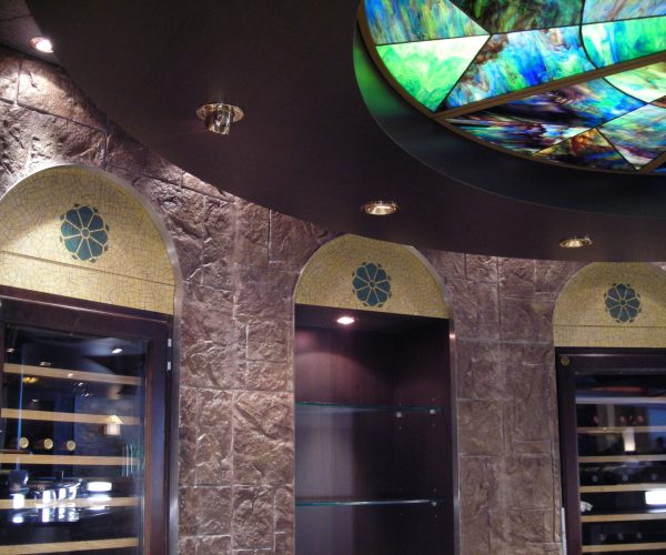 Emerald Princess Cruise Line PCL art artworks paintings decorazione pittorica mural finti marmi (47)