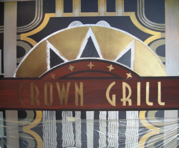 Emerald Princess Cruise Line PCL art artworks paintings decorazione pittorica mural finti marmi (85)