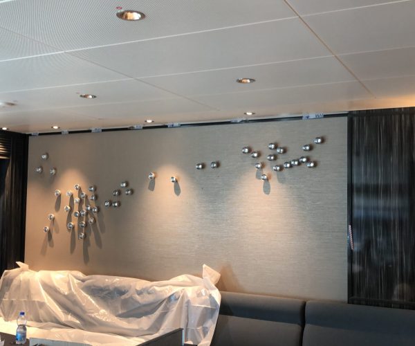 Enchanted Princess Cruise Lines PCL hand painted mural dipinto murales painting canvas custom luxury tela art arte (12)
