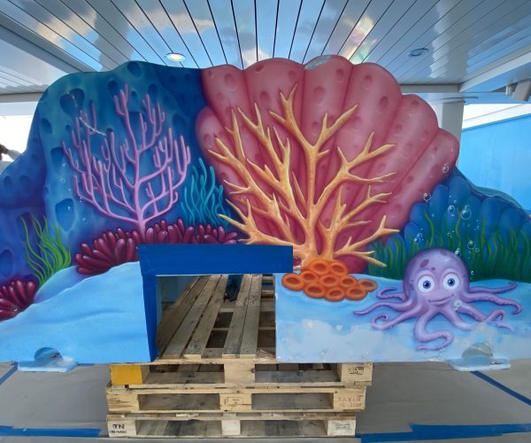 NCL norwegian breackaway airbrush painting brus luxury waterpark aerografia custom dipinto arte pittura (106)