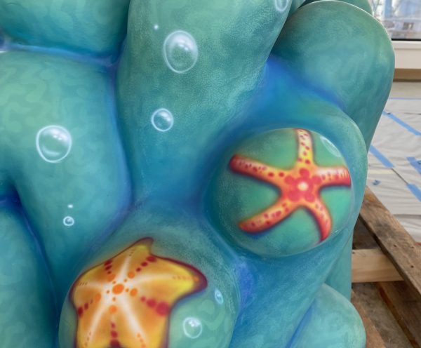 NCL norwegian breackaway airbrush painting brus luxury waterpark aerografia custom dipinto arte pittura (34)