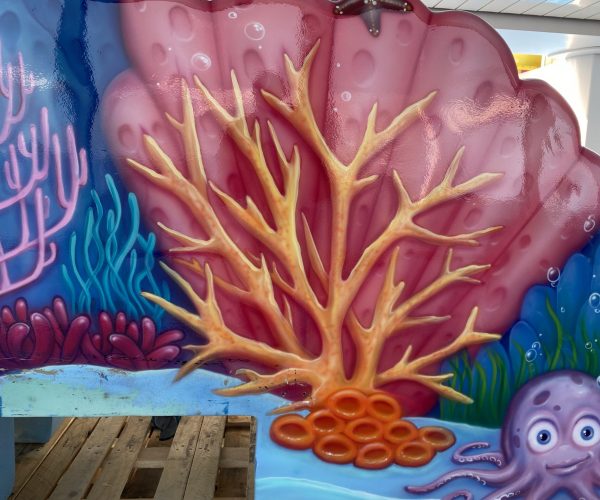 NCL norwegian breackaway airbrush painting brus luxury waterpark aerografia custom dipinto arte pittura (66)