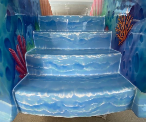 NCL norwegian breackaway airbrush painting brus luxury waterpark aerografia custom dipinto arte pittura (77)