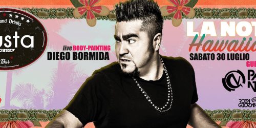 Paolo noise, bodypainting, santero, radio 105, diego bormida artist, gusta1958