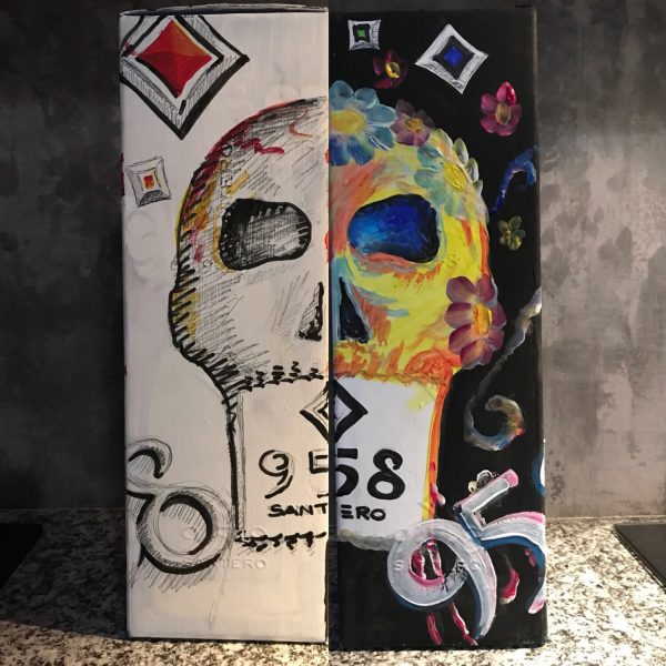Santero 958 bottiglie artista skull teschio catrina magnum box 2019 (7)