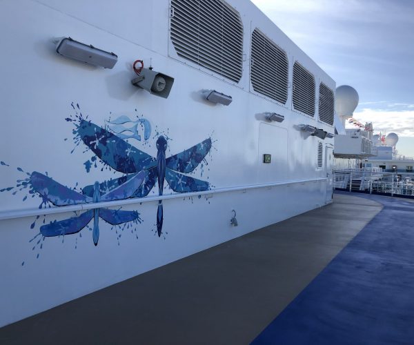 Sky Princess Cruises Diego Bormida Artist Mural Instagram wall (1)