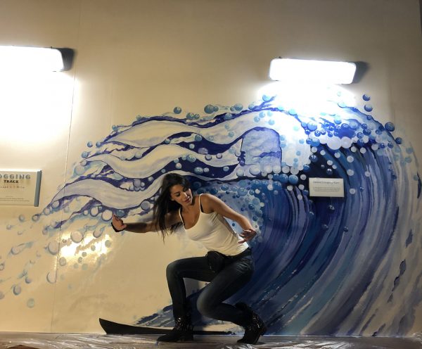 Sky Princess PCL artworks murals trompe l oeil dipinti luxury cruise instagram wall (234)
