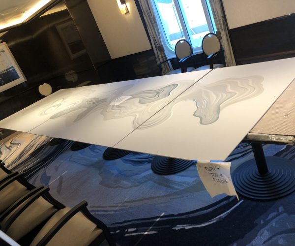 Sky Princess PCL artworks murals trompe l oeil dipinti luxury cruise instagram wall (60)