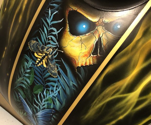 958 Santero buell bike custom paint airbrush aerografo aerografia moto skull teschio luxury (5)
