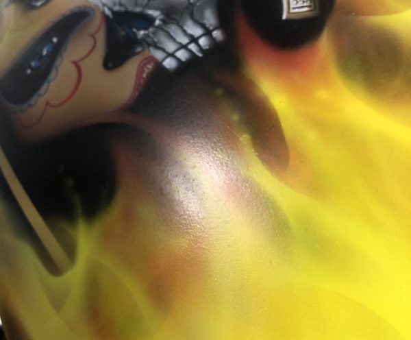 958 Santero buell bike custom paint airbrush aerografo aerografia moto skull teschio luxury (6)