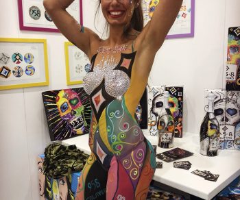 Bodypainting Bodyart makeup sexy model 958 santero champagne AFF Affordable art fair Fabiola (19)