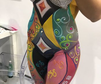Bodypainting Bodyart makeup sexy model 958 santero champagne AFF Affordable art fair Fabiola (35)