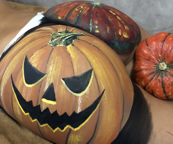 Bodypainting Halloween camouflage - Make up Corpi dipinti sexy art (8)