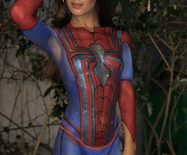 Bodypainting make up trucco superman spiderman eroina sexy mehron kryolan (5)