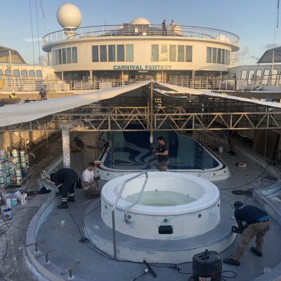 Carnival cruise Fantasy diego bormida artist pool chemco design epoxy resin precetti (18)