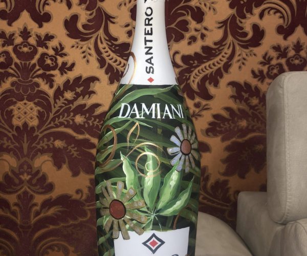 Damiani Santero 958 hand painted bottle wine champagne prosecco dipinto a mano arte bottiglia vino custo luxury lusso (3)