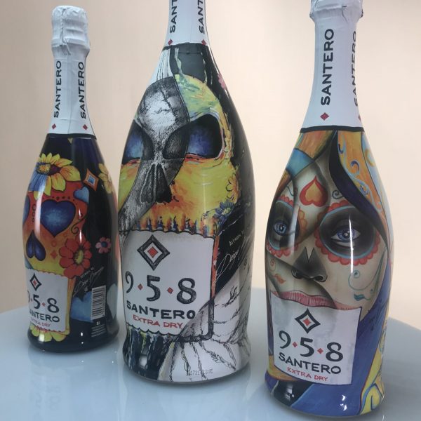 Santero 958 bottiglie artista skull teschio catrina magnum 2019 (8)