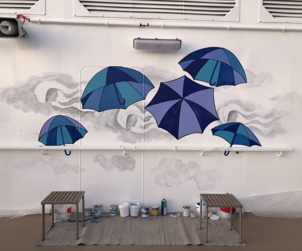 Sky Princess Cruises Diego Bormida Artist Mural Instagram wall (62)