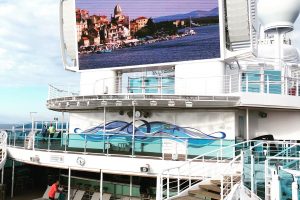 Sky Princess PCL artworks murals trompe l oeil dipinti luxury cruise instagram wall (18)